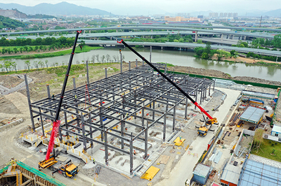 新科技助力浙江宁波首座220千伏钢结构变电站工程建设