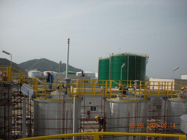 公司珠海润滑油工厂项目调和灌装间-中国化学工程第四建设有限公司